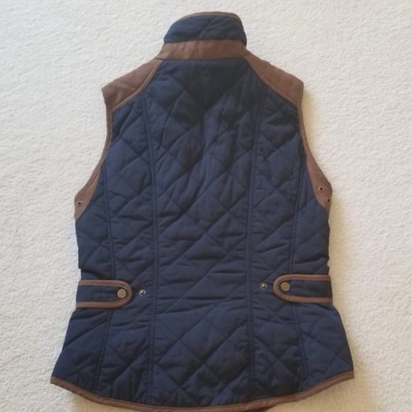 Zara quilted vest with suede trimmings - M - Picture 2 of 7